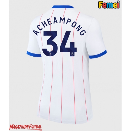 Chelsea Josh Acheampong #34 Tricou Fotbal Replică 2026-27 Femei Treilea Chelsea Josh Acheampong #34 Tricou Fotbal Replică 2026-27 Femei Treilea